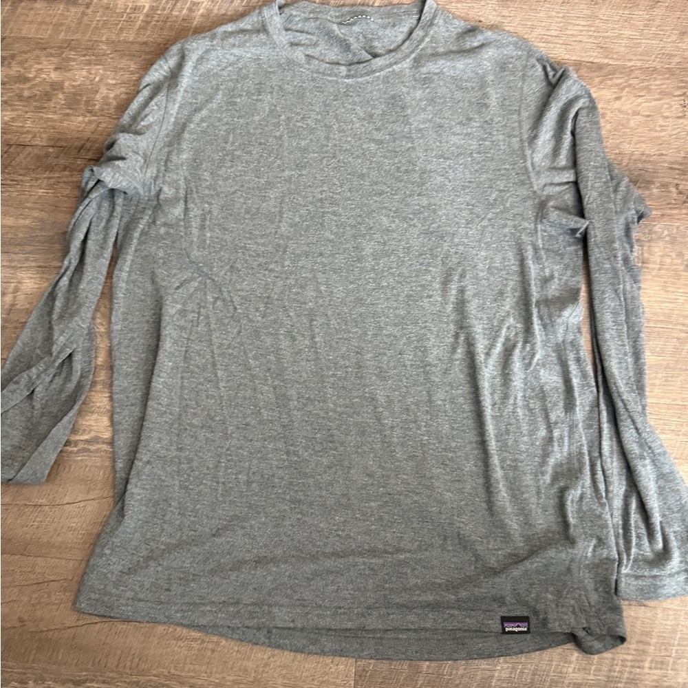 Patagonia Gray Long Sleeve Shirt